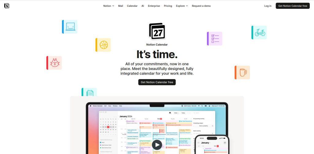 Qué es Notion Calendar