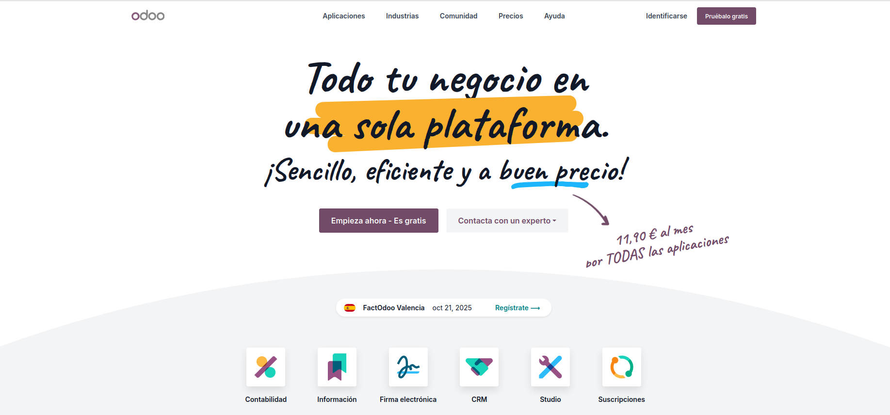 Qué es Odoo
