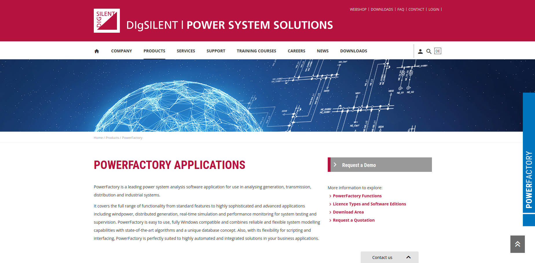 Qué es PowerFactory