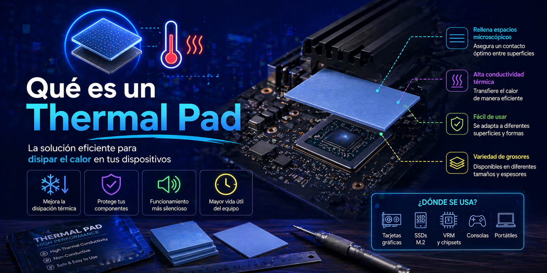 Qué es una thermal pad