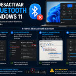 Guía completa para desactivar el Bluetooth en Windows 11 y solucionar problemas frecuentes Cómo desactivar el Bluetooth en Windows 11