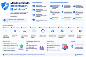 en qué consiste el mantenimiento preventivo de windows 11