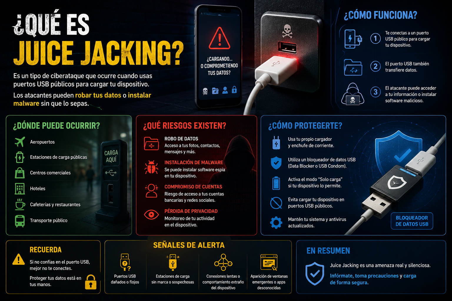 Qué es el juice jacking