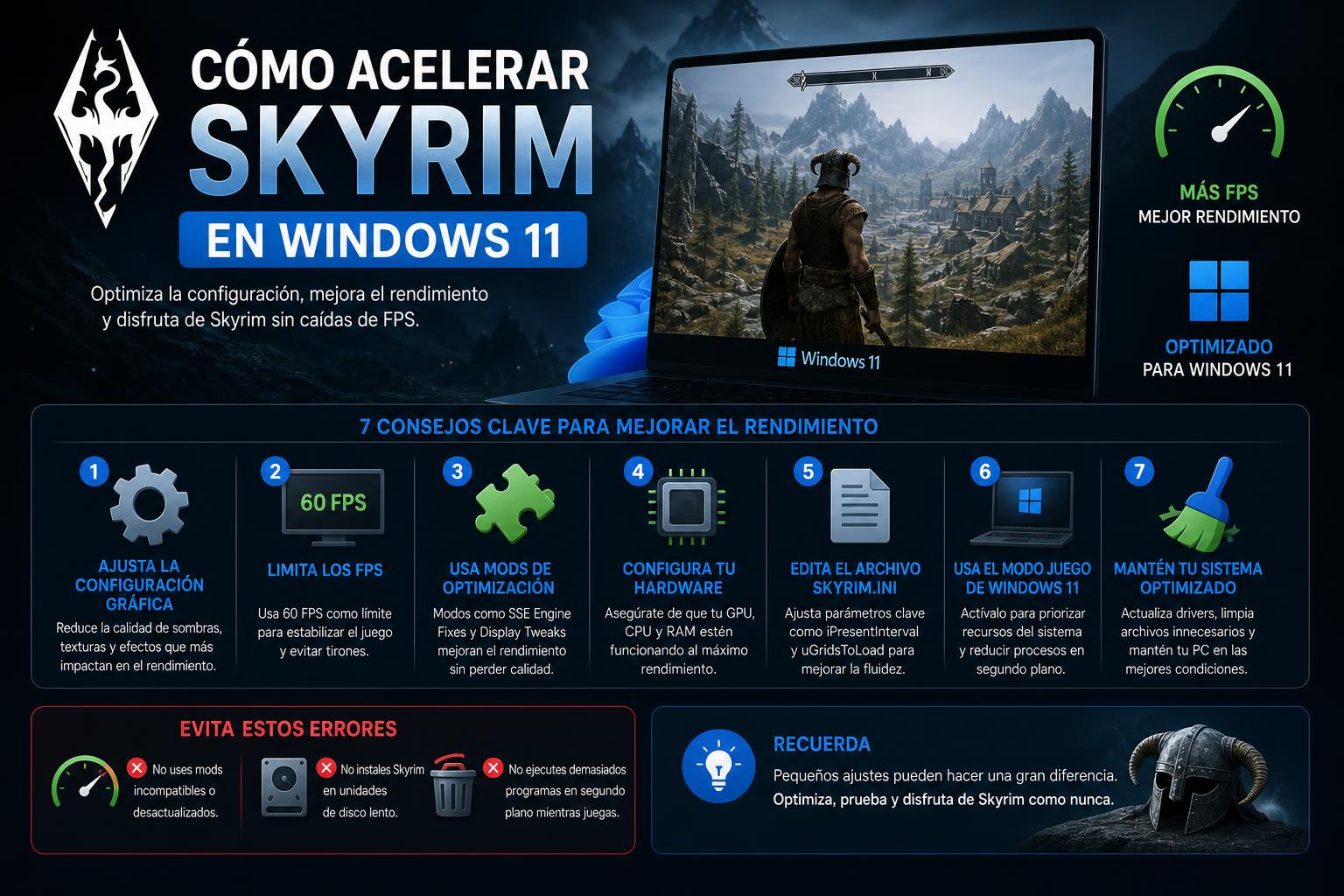 Comment accélérer Skyrim dans Windows 11