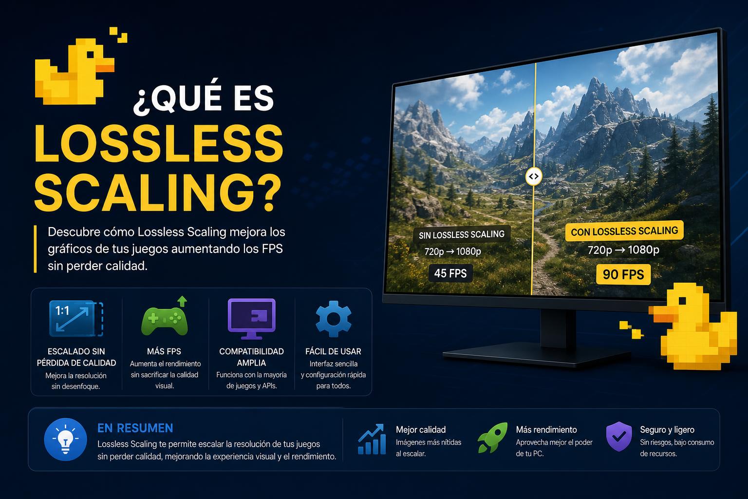 que es Lossless Scaling