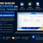 Cómo buscar archivos por fecha, tamaño o extensión en Windows 11 paso a paso cómo buscar archivos por fecha, tamaño y extensión en Windows 11