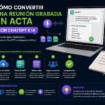 Guía definitiva: Cómo convertir una reunión grabada en acta usando IA y ChatGPT paso a paso Cómo convertir una reunión grabada en acta con ChatGPT e IA