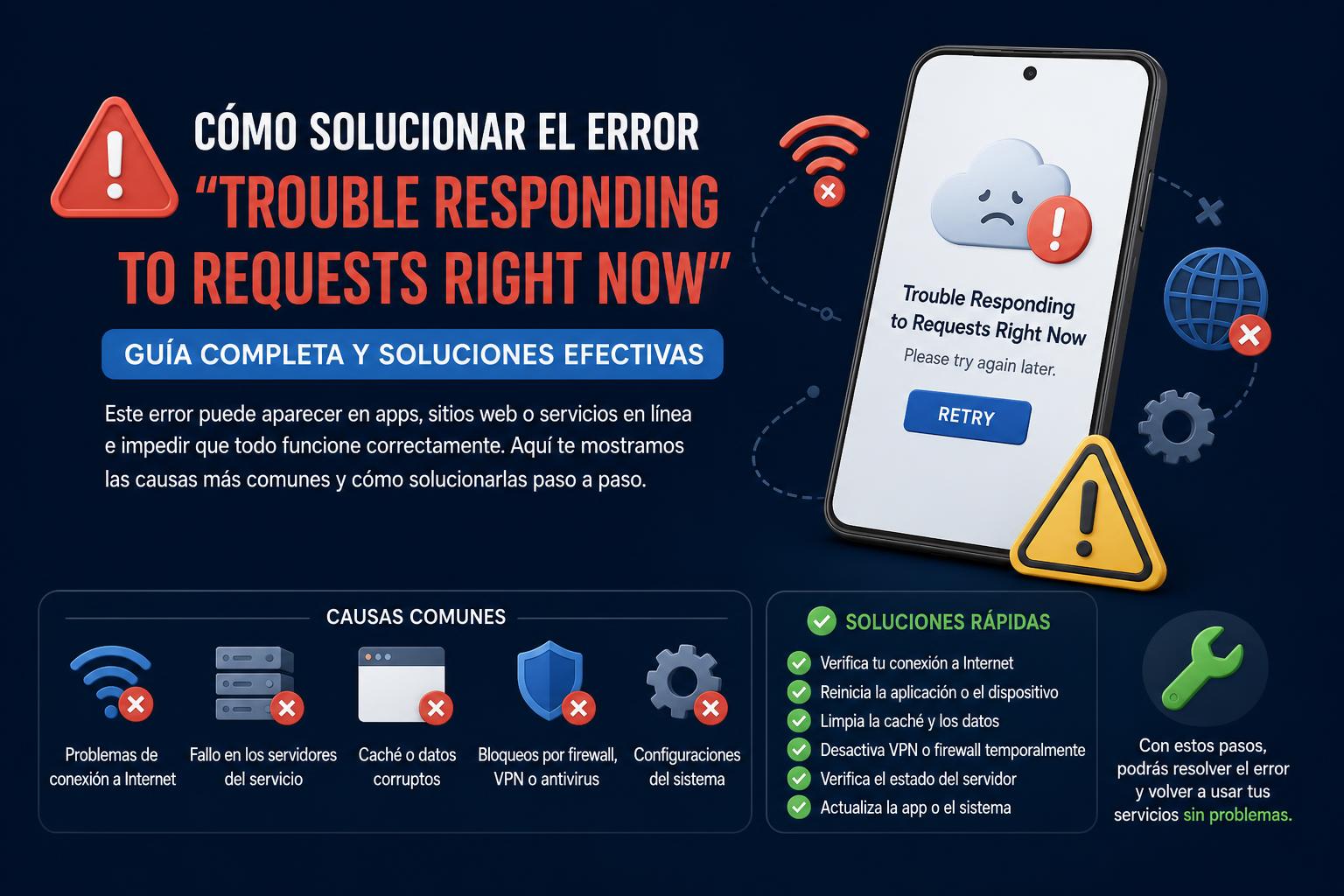 error Trouble Responding to Requests Right Now