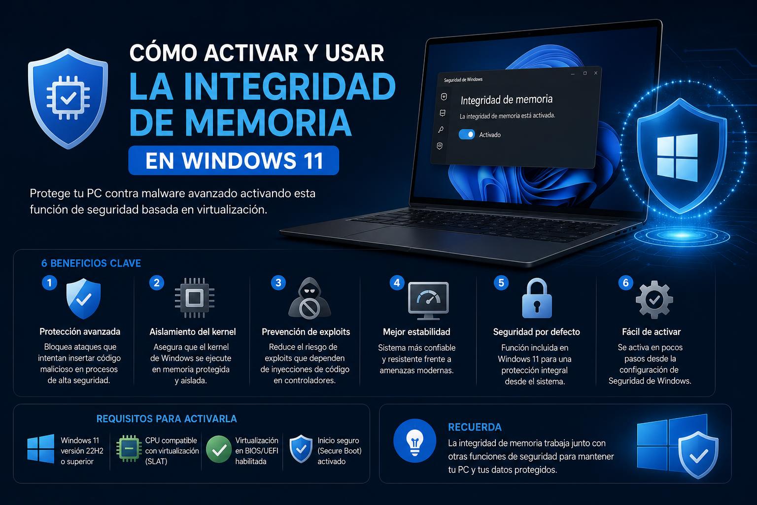 Integridad de Memoria en Windows 11