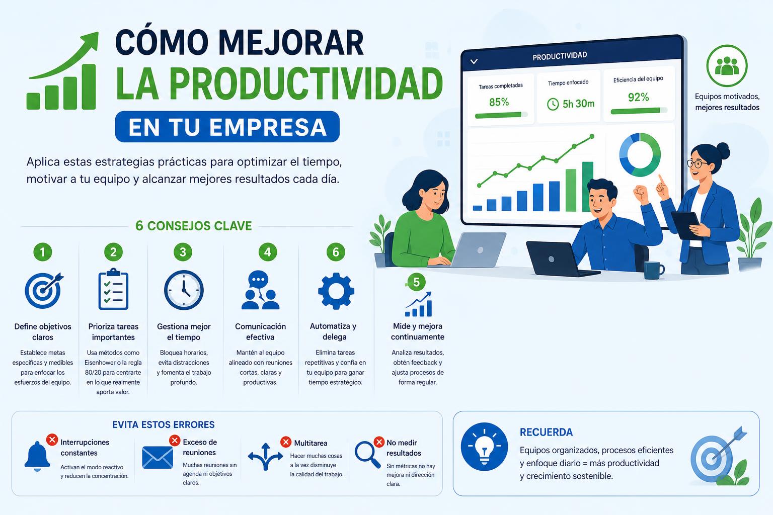 Mejorar la productividad en la empresa