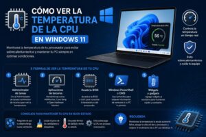 Ver la Temperatura de la CPU en Windows 11